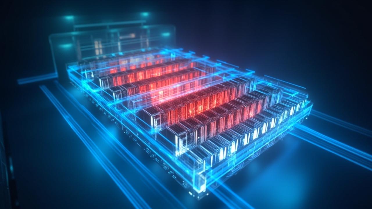 THERMAL MODELING simulation showing heat distribution across a complex electronic component